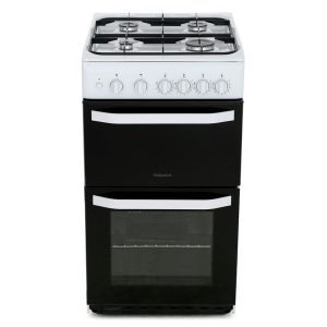 Hotpoint HD5G00KCW/UK 50Cm Double Gas Oven Cooker