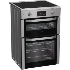 Hotpoint HDE6IDC2X Induction Double Cooker 60CM - 75L / 38L with Multiflow