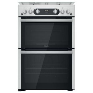 Hotpoint HDM67G0C2CX/U 60Cm Gas Double Cooker