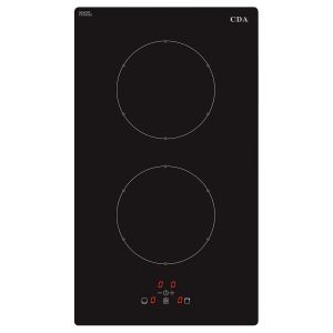 CDA HN3621FR 2 zone induction domino hob, Front touch control, 9 power levels
