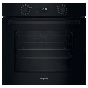 Hotpoint HO458HBUK Single Fan Oven - Diamond (Steam) Cleaning - Black