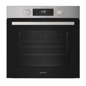 Hotpoint HOEU25CZXUK 59.5cm Built In Electric Single Oven - Stainless Steel