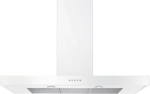 Rangemaster UNBHDS110WH/ 105210 - 110cm Flat Cooker Hood in White