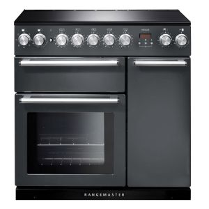 Rangemaster NEX90EISL/C 106180 Nexus Range Cooker- 90cm Induction in Slate and Chrome