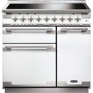 Rangemaster ELS90EIWH/ 107940 Elise 90cm Induction Range Cooker In White