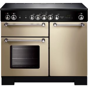Rangemaster KCH100ECCR/C Kitchener 100cm Ceramic Range Cooker 112840 Cream and Chrome