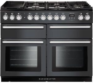 Rangemaster NEXSE110DFFSL/C Nexus SE 110 Dual Fuel Range Cooker Slate 118210