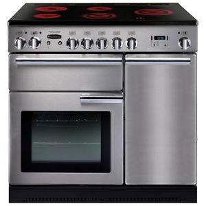Rangemaster PROP90ECSS/C 83450 Professional Plus 90 Electric Ceramic Range Cooker in Stainless Steel