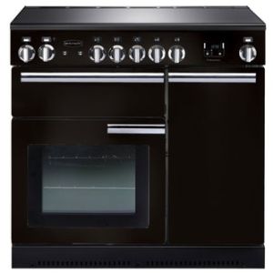 Rangemaster PROP90ECGB/C 91830 Professional Plus 90 Electric Ceramic Range Cooker in Black