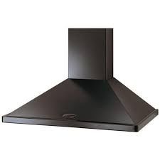 Rangemaster LEIHDC90BB/  90cm Hood Black and Brass No Rail 68020