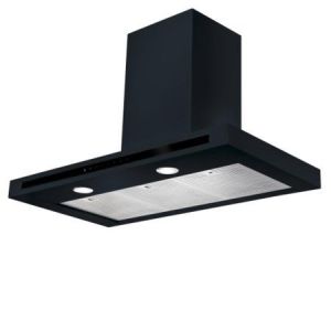 Rangemaster HLTHDS100BL/ 100cm HI-LITE Chimney Hood 105420 Black