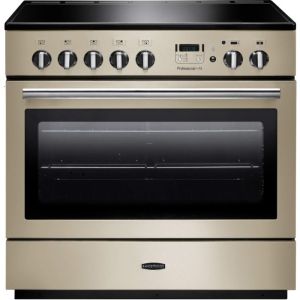 Rangemaster PROP90FXEICR/C 96320 Professional Plus FX Electric Induction Range Cooker Cream/Chrome
