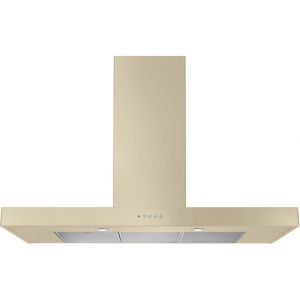 Rangemaster UNBHDS100CR/ 105270 Flat Cream 100cm Chimney Hood