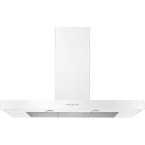 Rangemaster UNBHDS100WH/ 105280 - 100cm Flat Cooker Hood in White