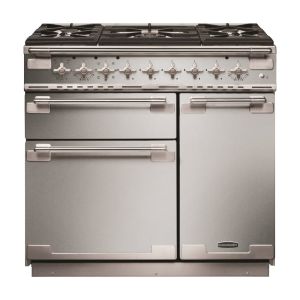 Rangemaster ELS90DFFSS/ 108400 Elise 90cm Dual Fuel Range Cooker In Stainless Steel