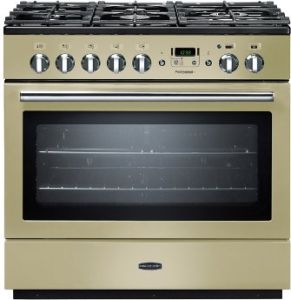 Rangemaster PROP90FXDFFCR/C 91120 90cm Professional Plus FX Dual Fuel Range Cooker in Cream/Chrome