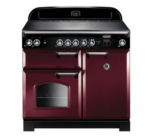 Rangemaster CLA100EICR/C Classic 100cm induction range cooker - Cranberry 117140