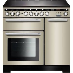 Rangemaster EDL90EIIV/C 90cm Induction Encore Deluxe Range Cooker 117320 Ivory and Chrome