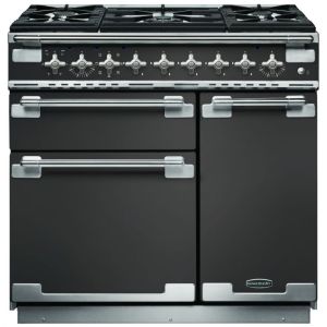 Rangemaster ELS90DFFSL/ 108470 Elise 90cm Dual Fuel Range Cooker In Slate