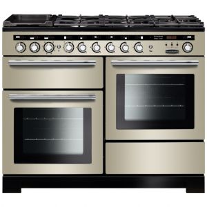 Rangemaster EDL110DFFIV/C 110cm Duel Fuel Encore Deluxe Range Cooker 117280 Ivory and Chrome