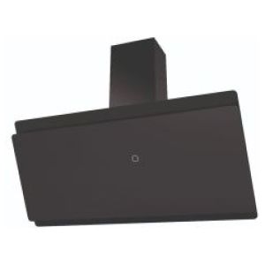 Cata ICON90H 90cm Black Angled Glass Hood with Hidden Touch