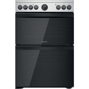 Indesit ID67V9HCX/UK 60Cm Electric Double Cooker