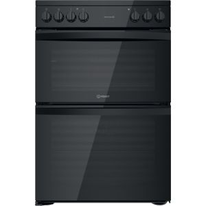 Indesit ID67V9KMB/UK 60Cm Electric Double Cooker