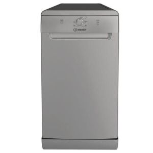 Indesit IN2FE10CS90SUK Free Standing Slimline Dishwasher - Silver 