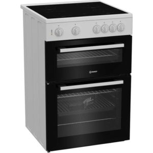 Indesit IT60V9KMWUK Electric Twin Cooker - Fan Oven - White