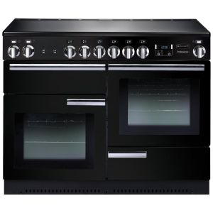 Rangemaster PROP110EIGB/C 91780 ProfessionalPlus Black 110cm Electric Range Cooker With Induction Hob