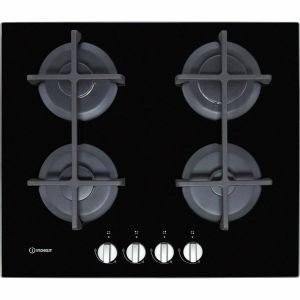 Indesit ING61T/BKUK 60Cm Gas On Glass Hob