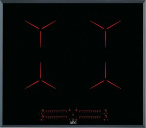 Aeg IPE64551FB 60cm MaxiSense Purehob. Unique pure black design . 4 MaxiSense induction zones