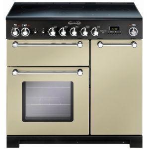 Rangemaster KCH90ECCR/C 79280 Kitchener 90cm Electric Range Cooker - Cream And Chrome