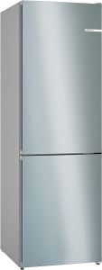 Bosch KGN362IDFG Stainless Steel Easy clean, horizontal shiny finish, AFP No Frost - 186cm High Fridge Freezer