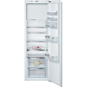 Bosch KIL82AFF0G White Serie | 6, Built-In Fridge With Freezer Section, 177.5 X 56 Cm