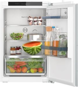 Bosch KIR21VFE0G 88x53 built in fridge, Multibox, LED, 4 glass shelves, Fixed hinge