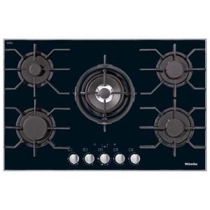 Miele KM3034-1 Black Glass Gas Hob