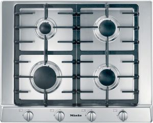 Miele KM2010 650mm wide, 4 zone gas hob