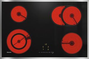 Miele KM6522 FR 764mm wide, 4 zone ceramic hob