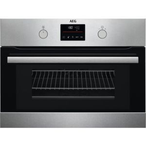 Aeg KMK365060M CombiQuick Combination Microwave compact oven with retractable rotary controls