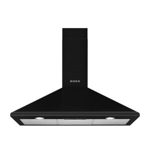 Smeg KSED95NEE Black 90Cm Chimney Hood