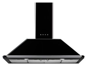 Smeg KT110BLE Black Victoria Chimney Hood