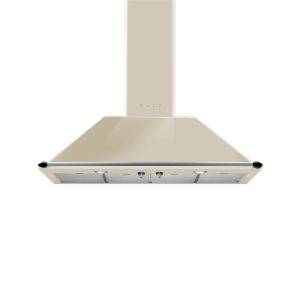 Smeg KT110PE Cream Victoria Cream Chimney Hood