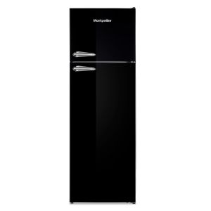 Montpellier MAB346EK 60cm Retro Top Mount Fridge Freezer Black