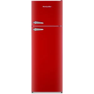 Montpellier MAB346R Freestanding Retro Top Mount Fridge Freezer
