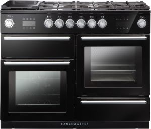Rangemaster NEX110SODFFBL/C 119760 NEXUS STEAM OVEN 110 Dual Fuel BLACK