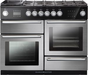 Rangemaster NEX110SODFFSS/C 119770 NEXUS STEAM OVEN 110 Dual Fuel STAINLESS STEEL