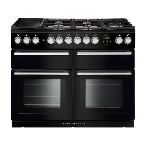 Rangemaster NEXSE110DFFBL/C 118200 Black 110Cm Dual Fuel Nexus Se