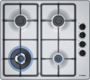 Bosch PBH6B5B60 Gas Hob Brushed steel