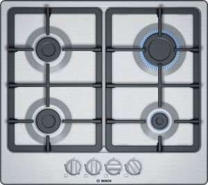 Bosch PGP6B5B90 Serie 4 Hob Brushed steel